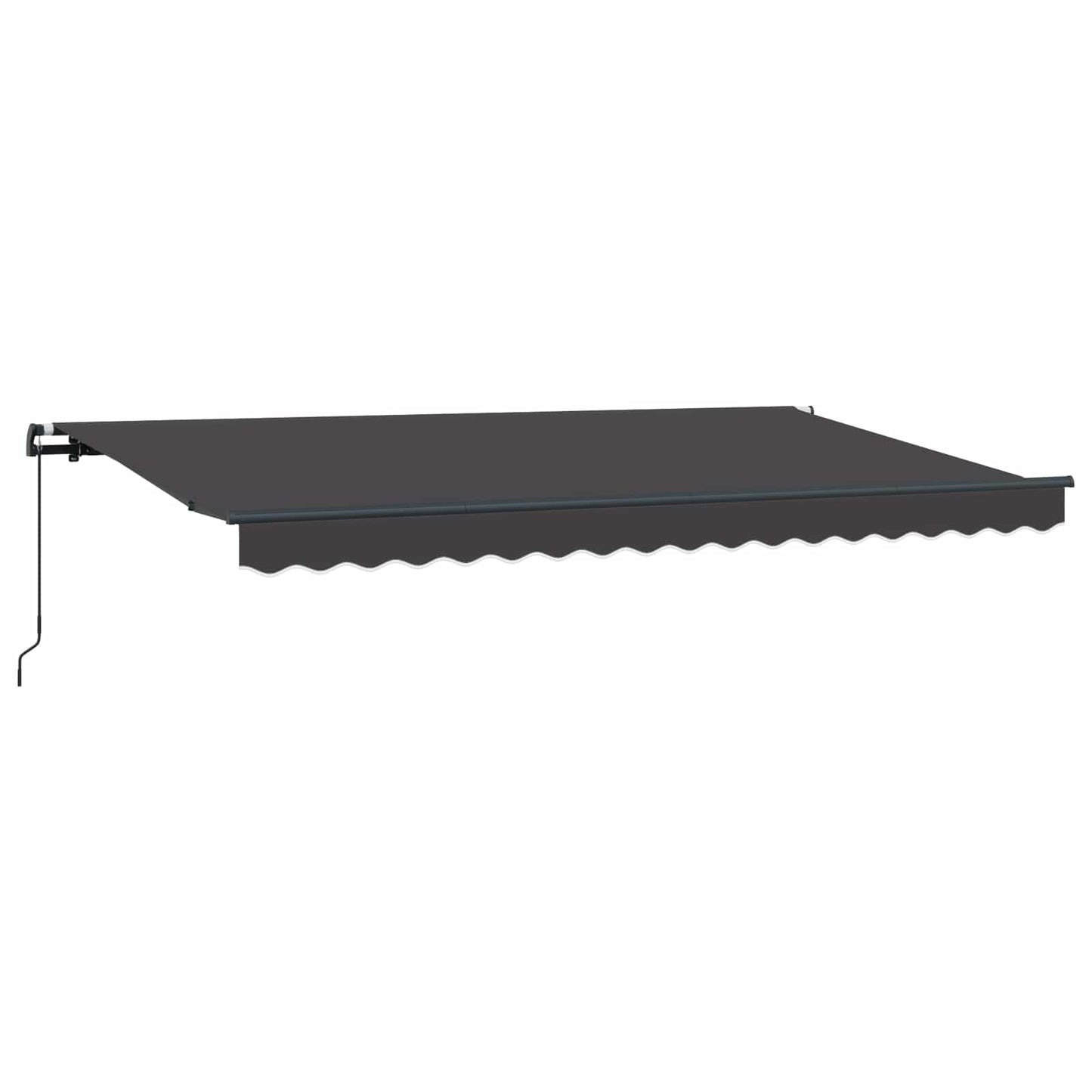 Utrækkelig Markise Antracit 400 x 200 cm Stof