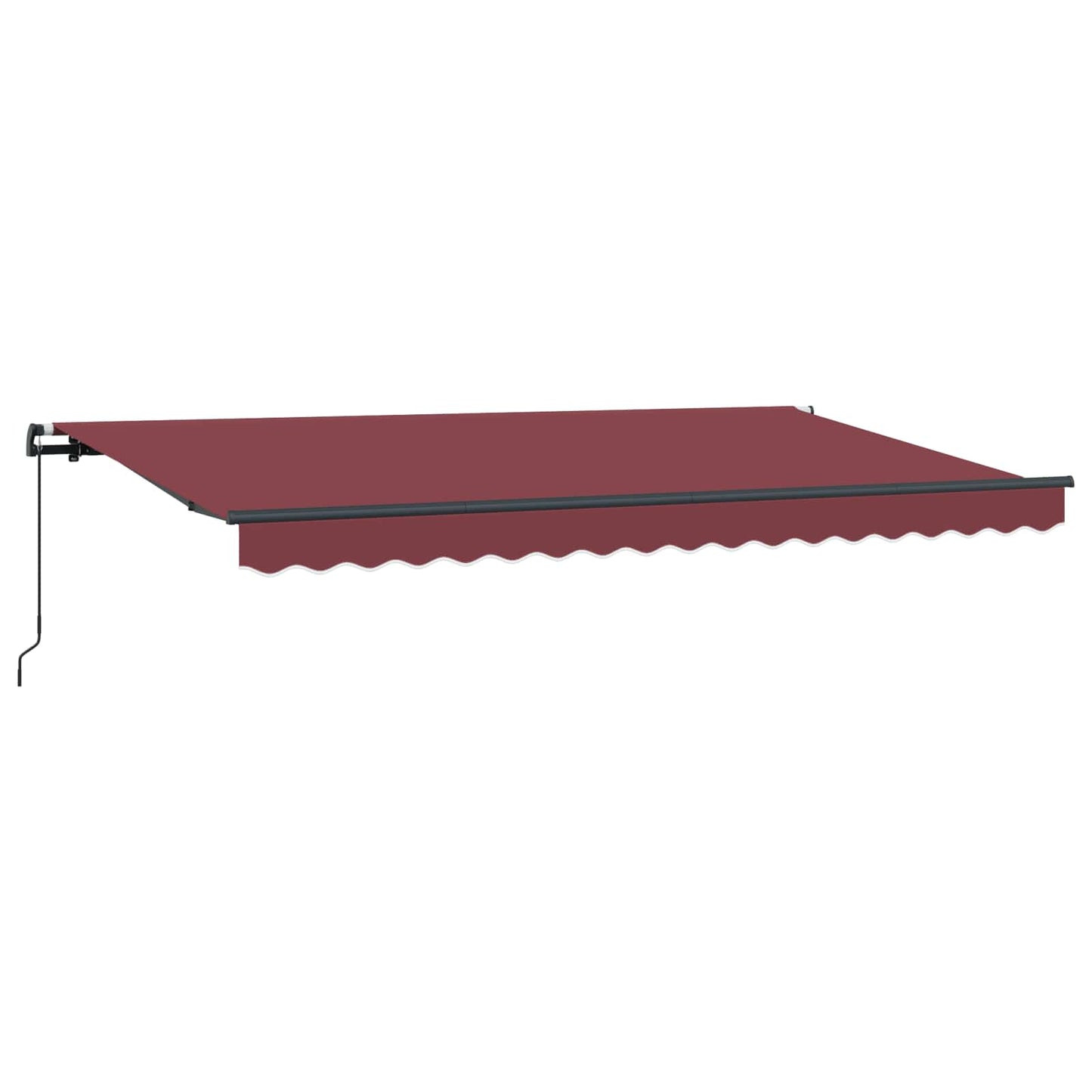 Utrækkelig Markise Bordeaux 400 x 200 cm Stof