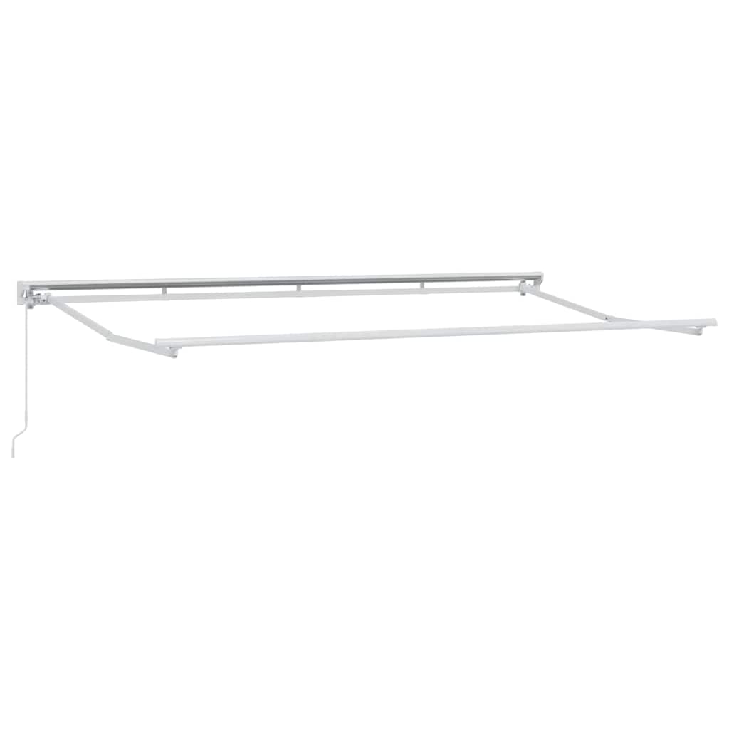 Markiseramme Anthracit og hvid 400 x 200 cm