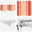 Markiseramme Flerfarvet 400 x 200 cm Polyester med PU belægning