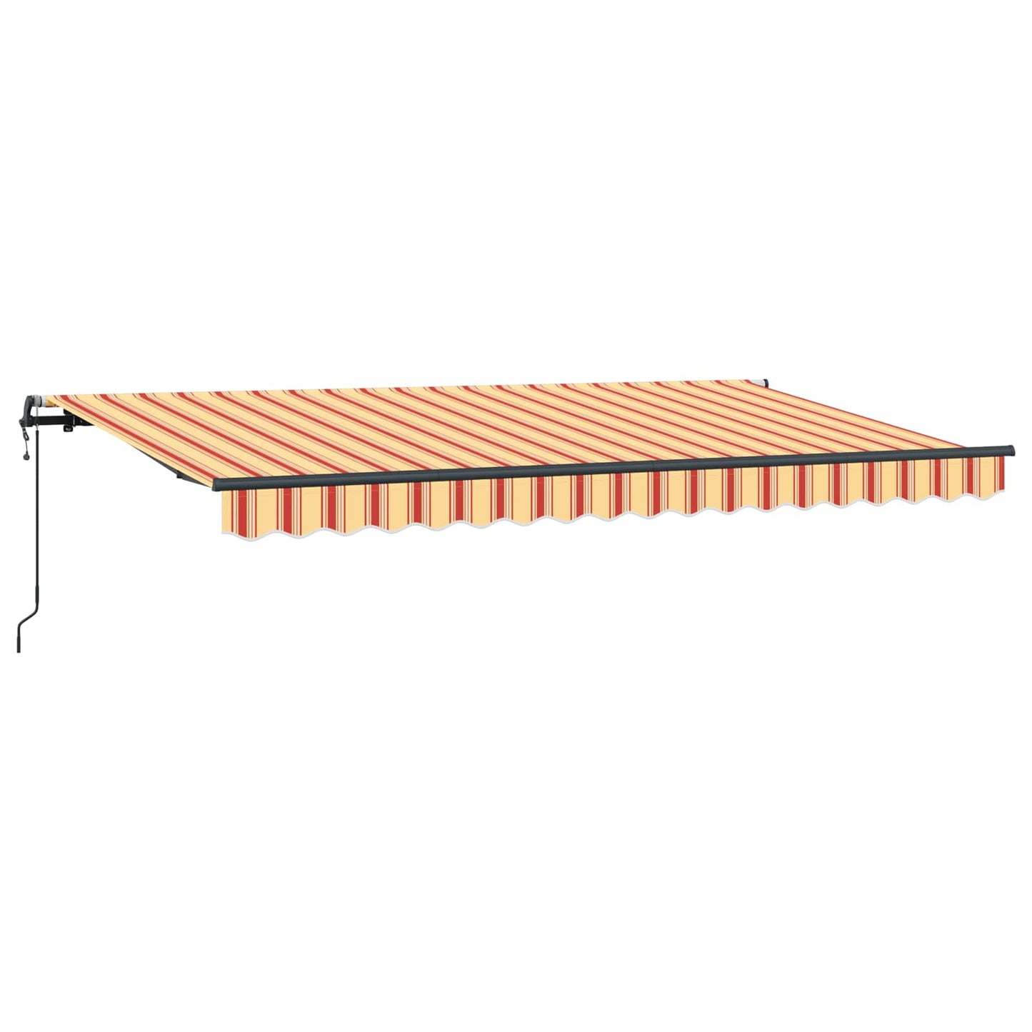 Udtrækkelig markise Gul 400 x 200 cm Stof