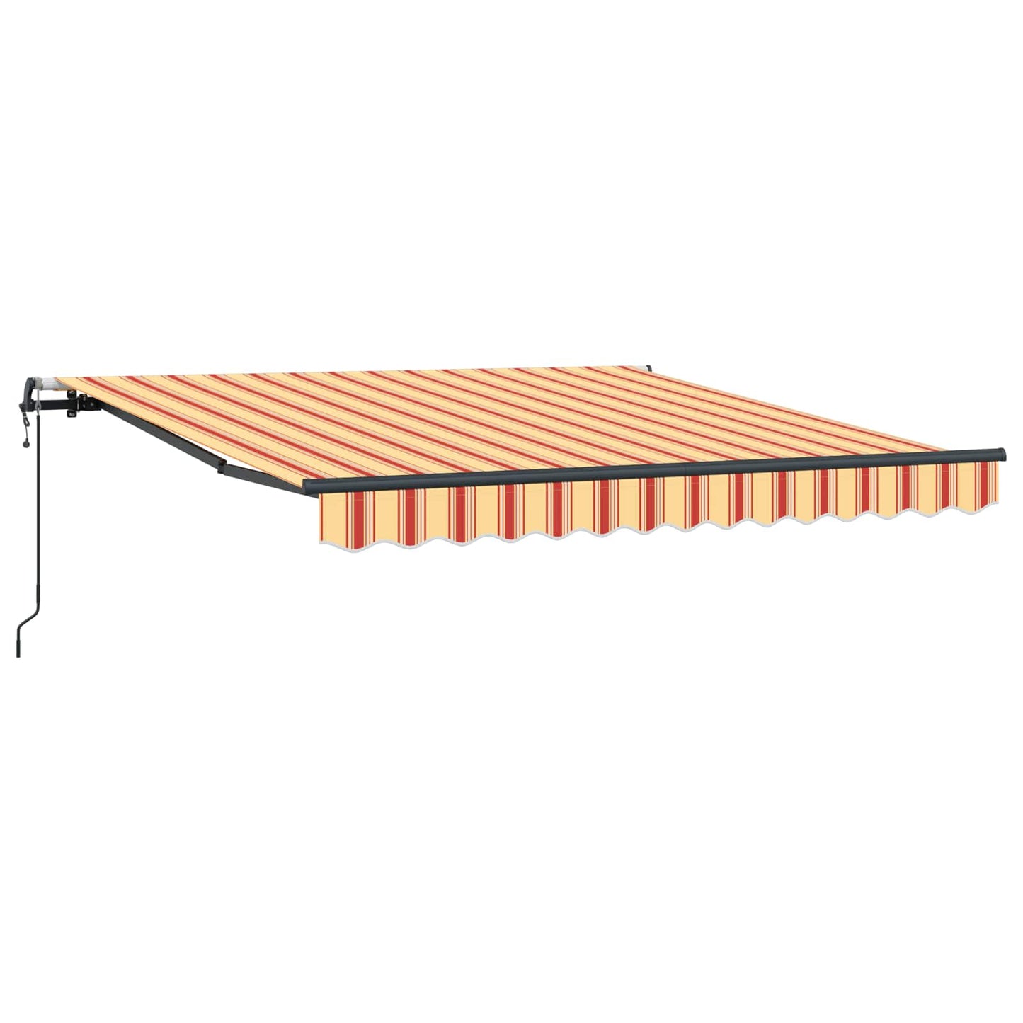 Udtrækkelig markise Gul og orange 300 x 250 cm