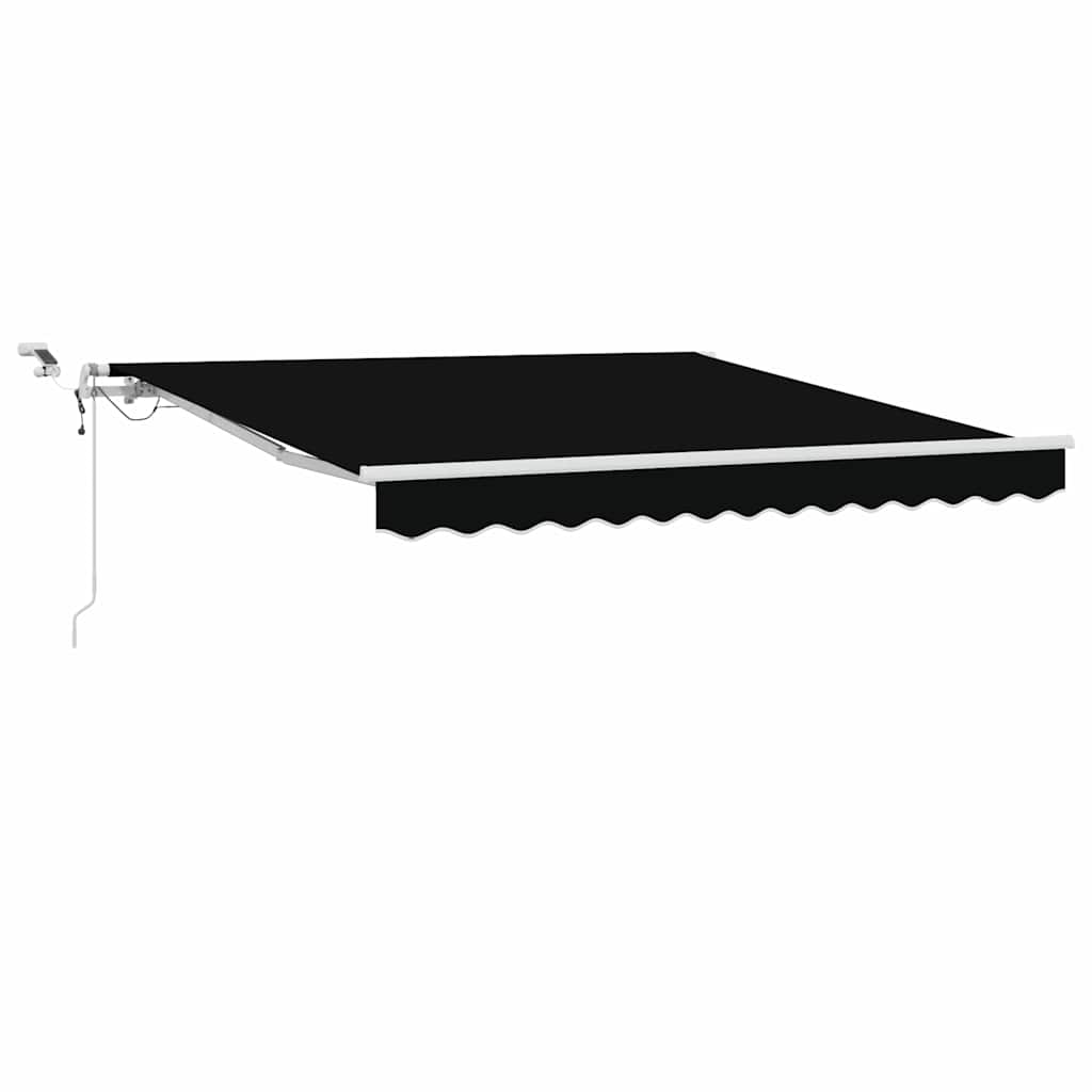 Udtrækkelig markise Sort 300 x 250 cm Polyester