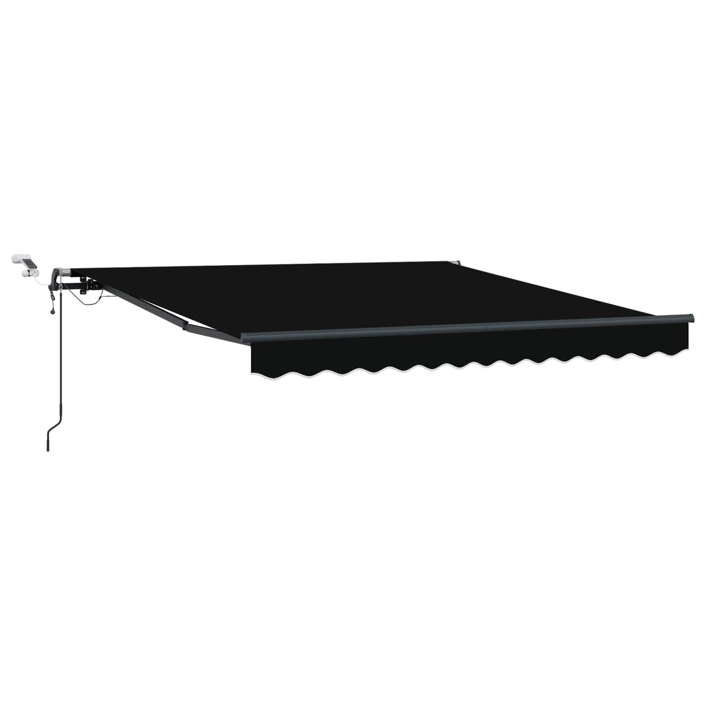 Udtrækkelig markise Sort 300 x 250 cm Polyester