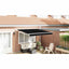 Udtrækkelig markise Sort 300 x 250 x 165 cm Polyester og metal