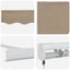 Udtrækkelig markise Beige 300 x 250 cm Canvas og Aluminium