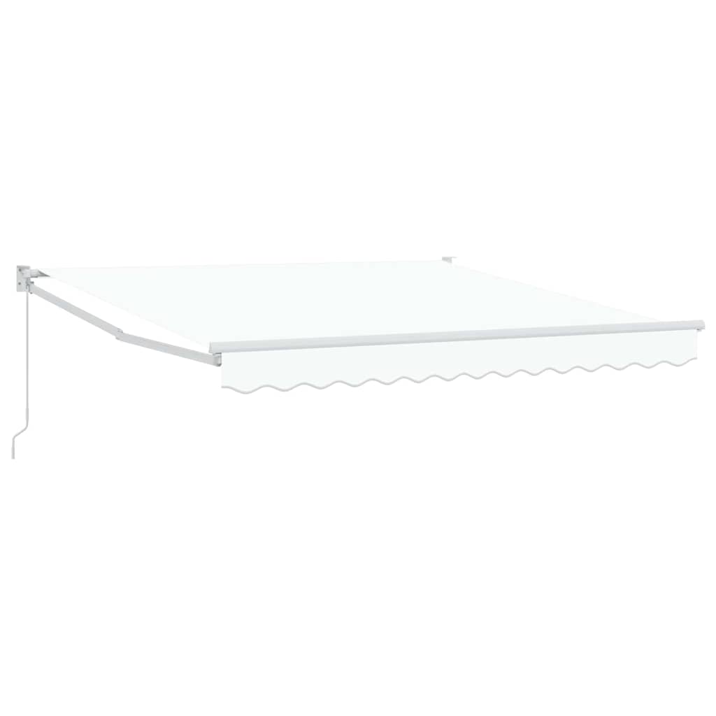 Udtrækkelig markise Hvid 300 x 250 x 165 cm