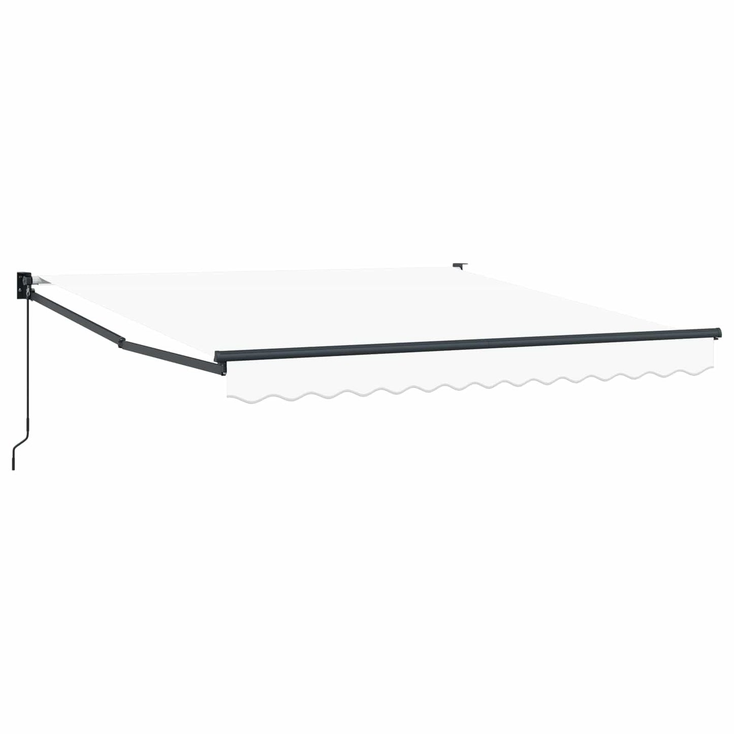 Udtrækkelig markise Hvid 300 x 250 x 165 cm