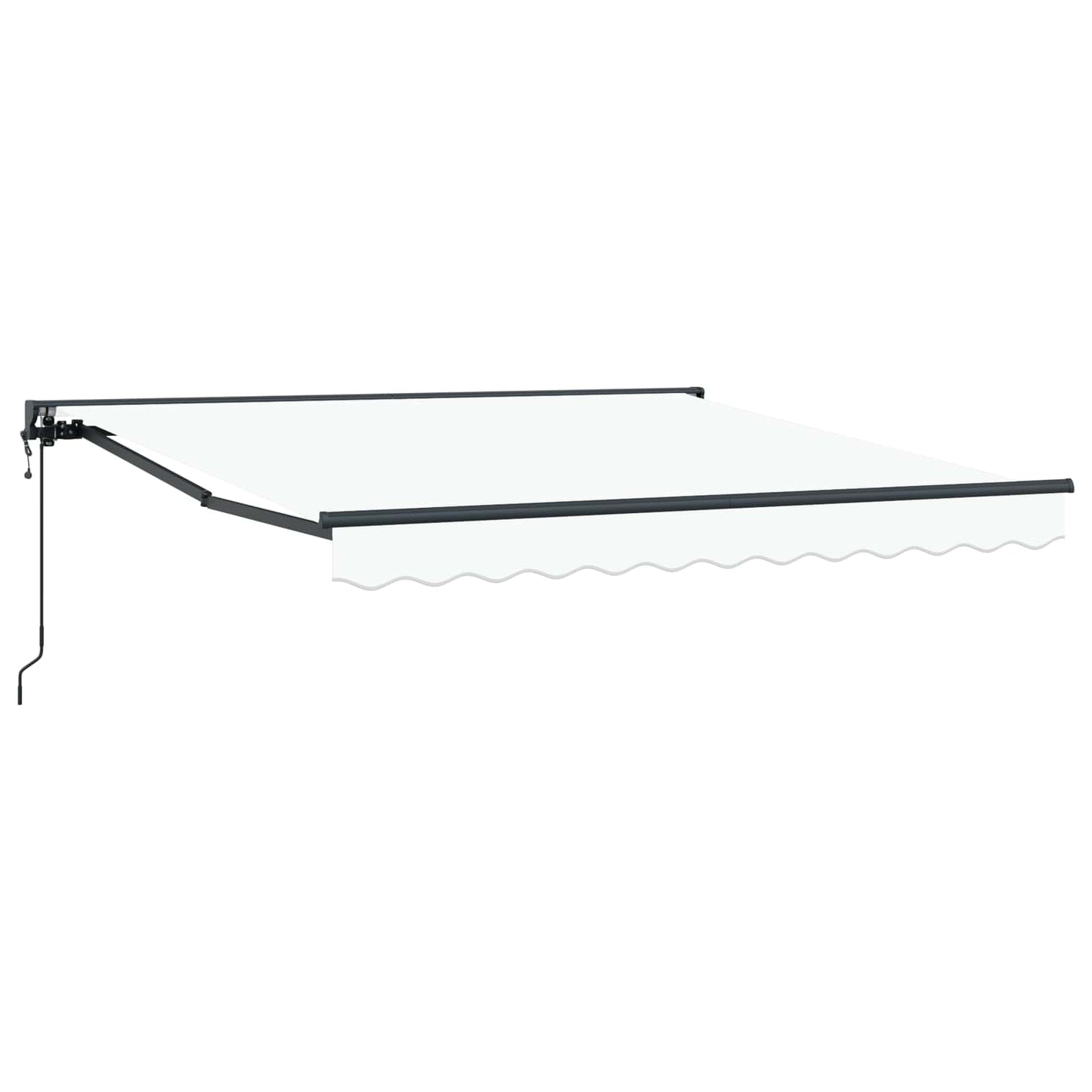 Markiseramme Hvid 300 x 250 cm Polyester med PU belægning