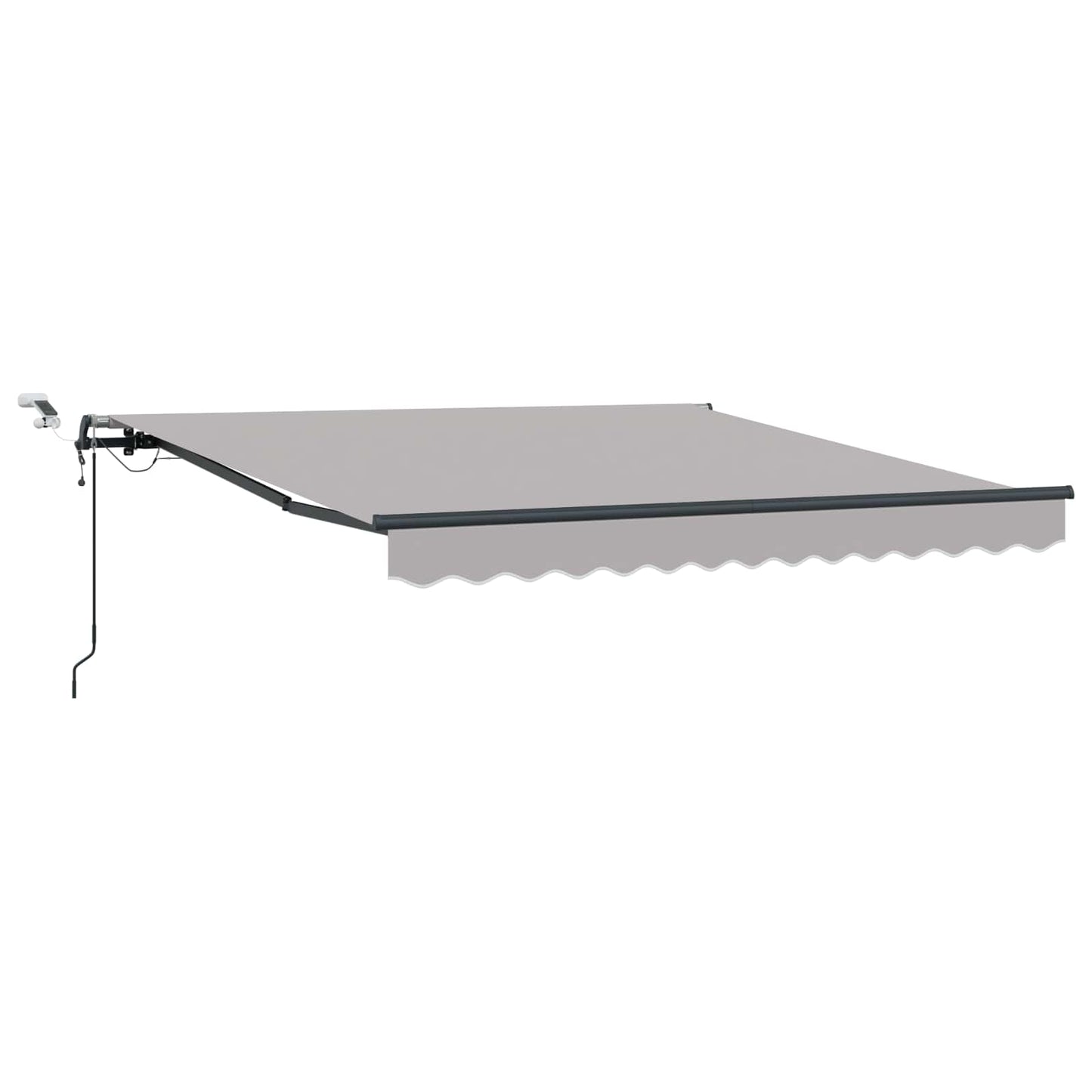 Udtrækkelig markise Lysegrå 300 x 250 cm Polyester