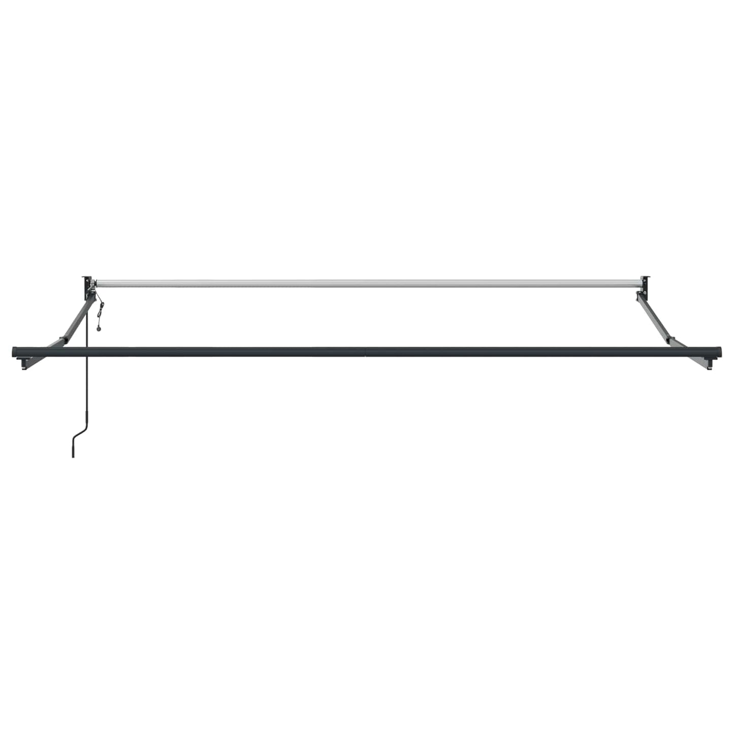 Udtrækkelig markise Rød 300 x 250 x 165 cm Polyester og metal