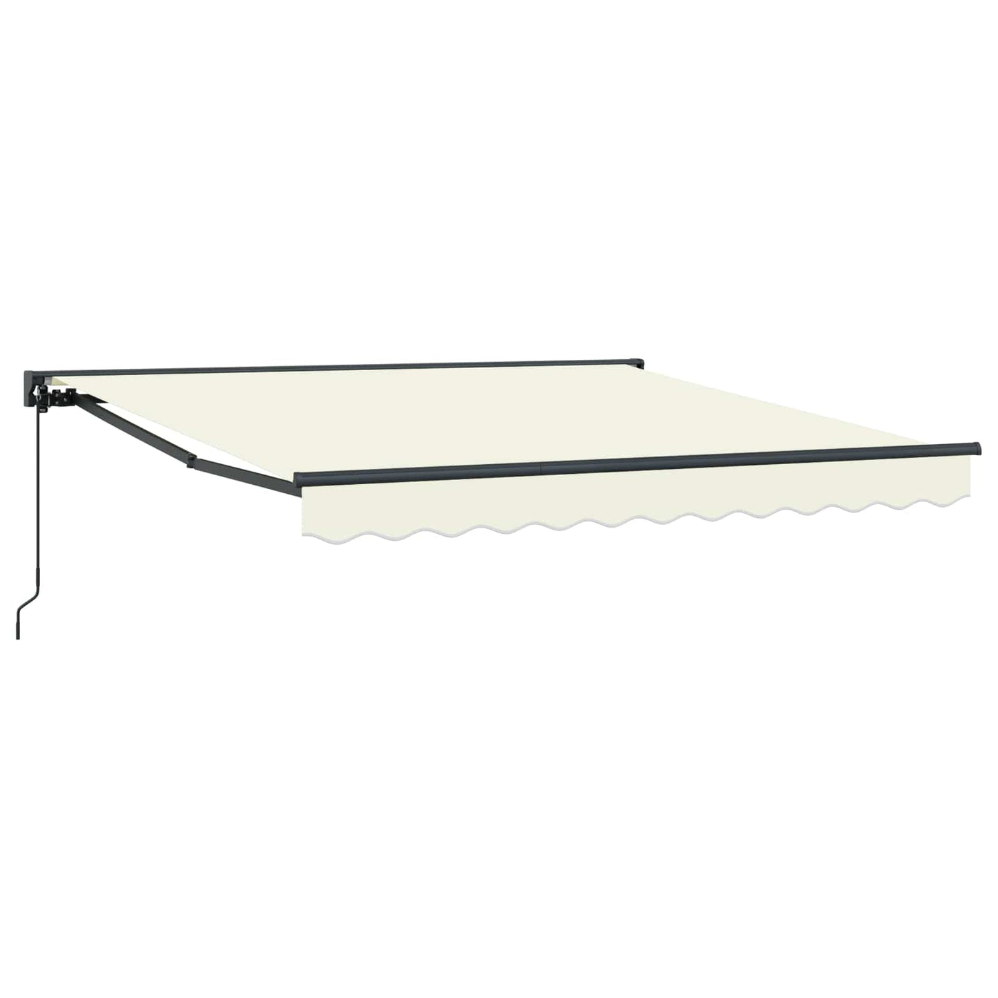 Markiseramme Creme 350 x 250 cm Polyester med PU belægning