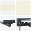 Utrækkelig Markise Creme 350 x 250 cm Polyester og Aluminium