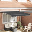 Markiseramme Antracit 350 x 250 cm Polyester med PU belægning