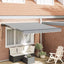 Markiseramme Anthracit og hvid 350 x 250 cm