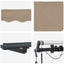 Udtrækkelig markise Beige 350 x 250 cm Polyester