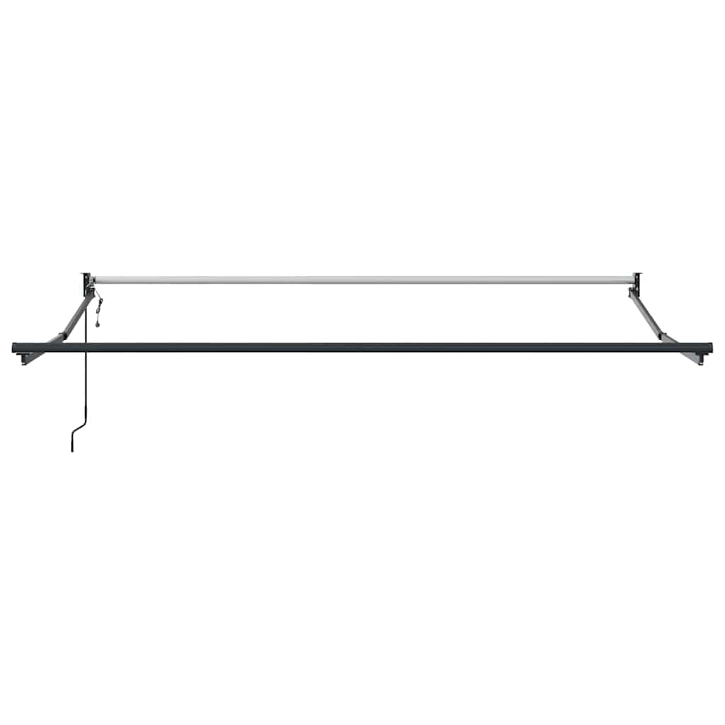 Udtrækkelig markise Flerfarvet 350 x 250 cm Polyester og metal