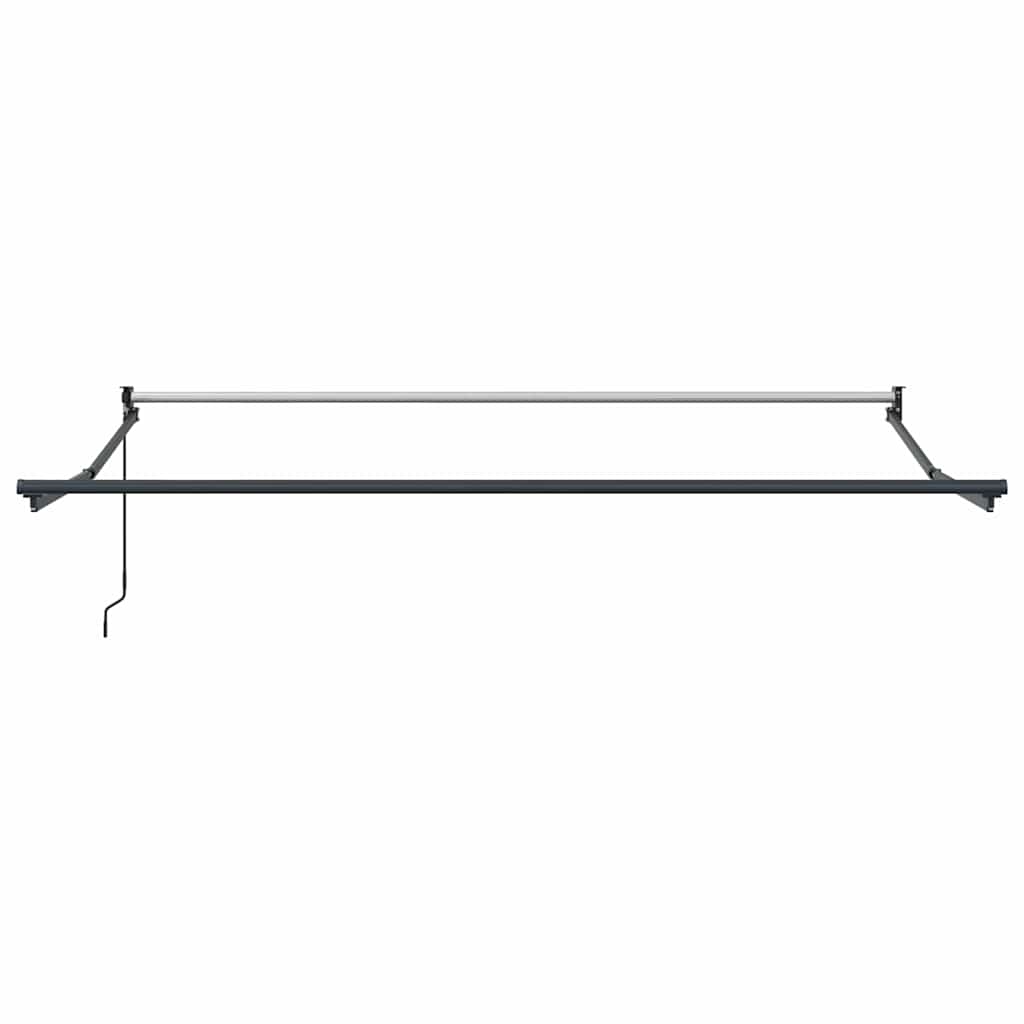 Udtrækkelig markise Grøn og Hvid 350 x 250 cm