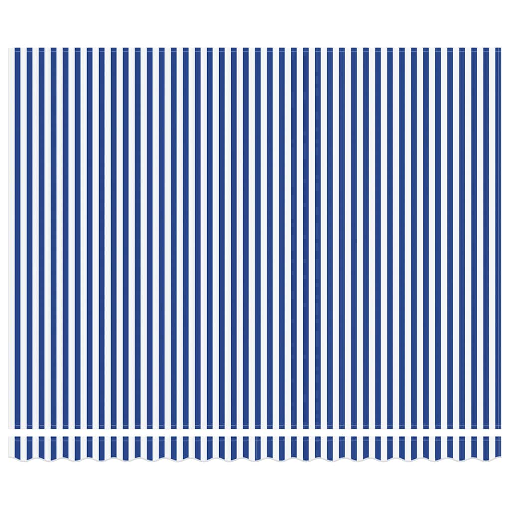 Markiseramme Blå og Hvid 400 × 300 cm