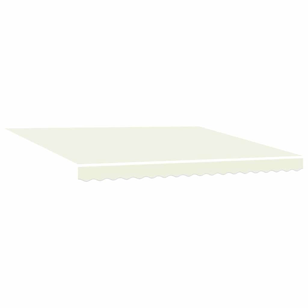 Markiseramme Creme 400 × 300 cm Polyester med PU belægning