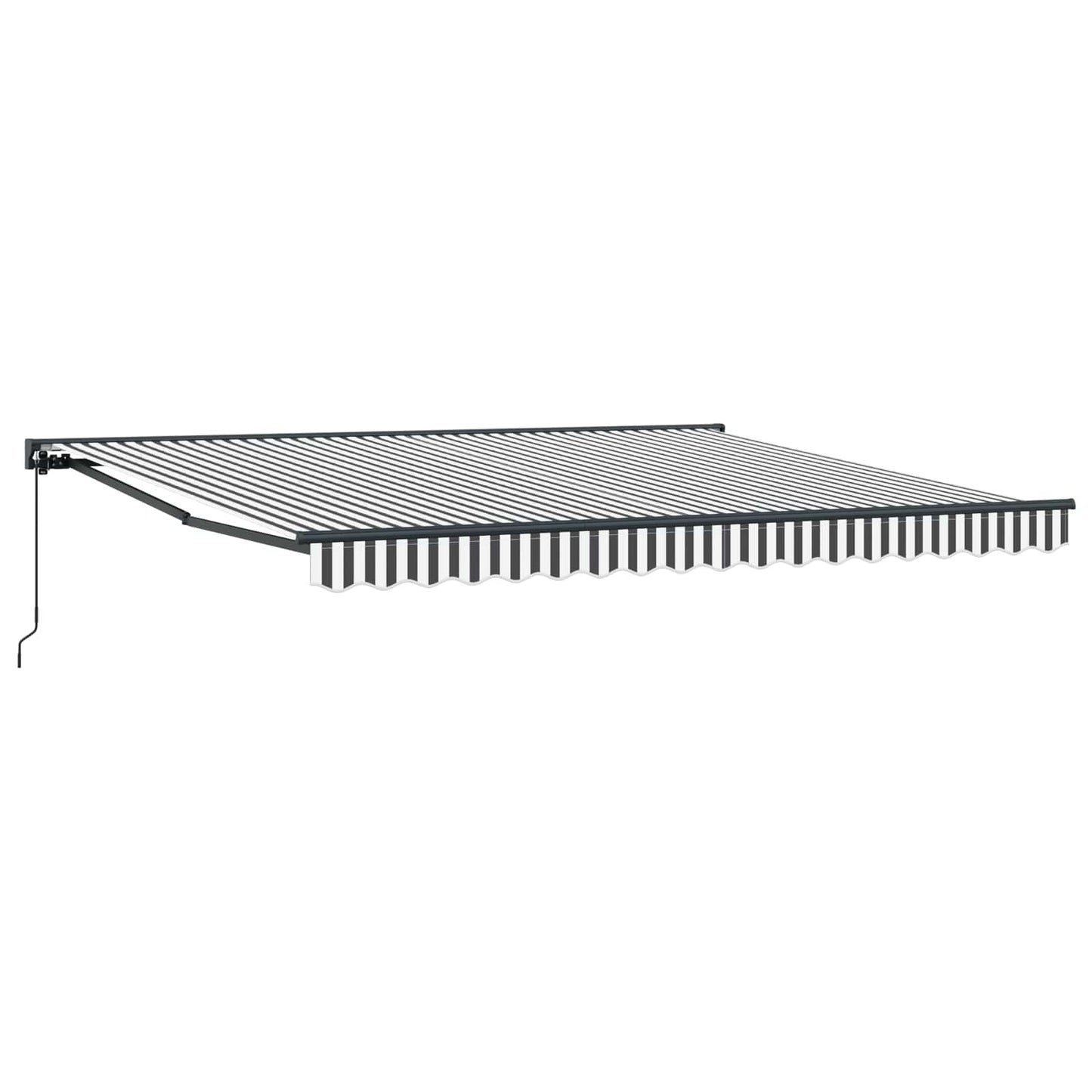 Markiseramme Anthracit og hvid 400 × 300 cm