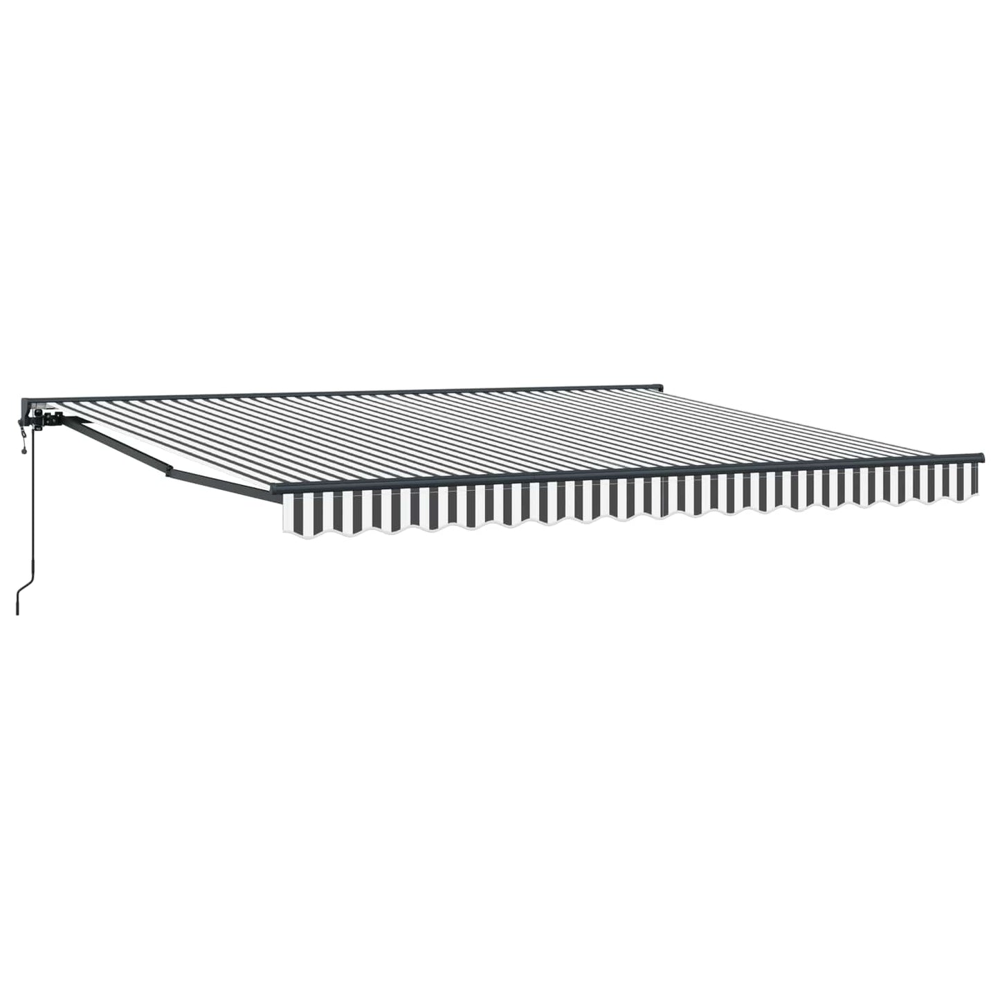 Markiseramme Anthracit og hvid 400 × 300 cm