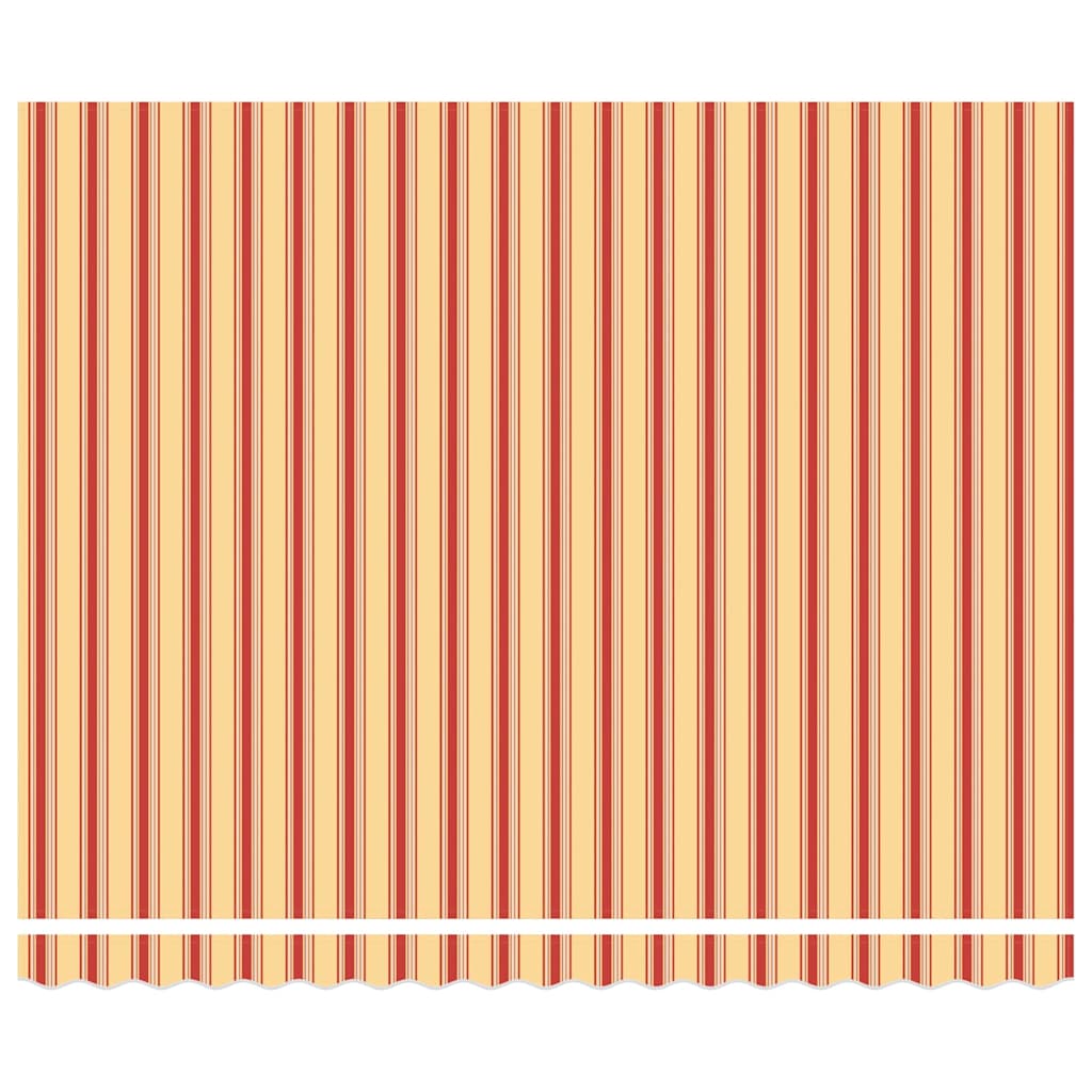 Udtrækkelig markise Gul og orange 400 × 300 cm Polyester