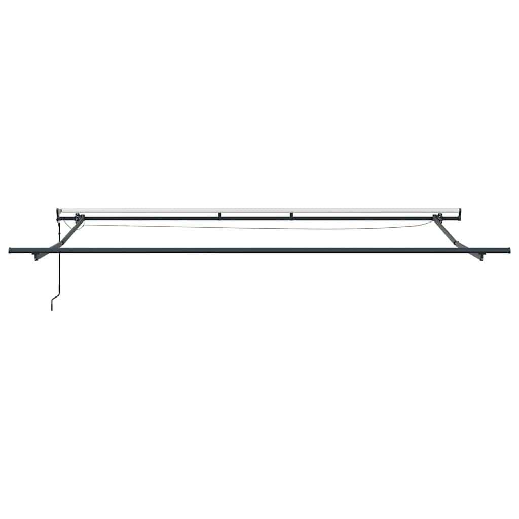 Udtrækkelig markise Flerfarvet 400 × 300 cm Polyester