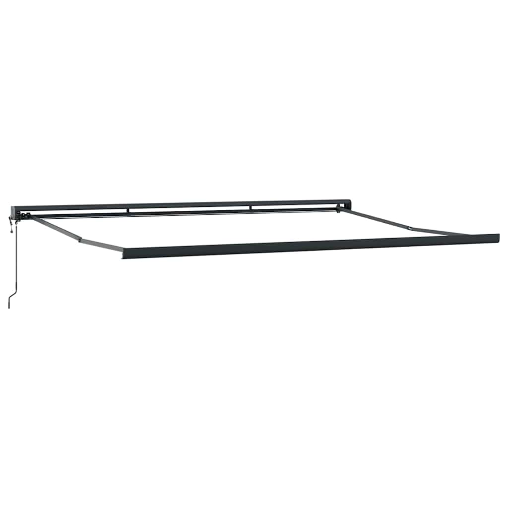 Udtrækkelig markise Flerfarvet 400 × 300 cm Stof og Metal