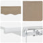 Udtrækkelig markise Beige 400 × 300 cm Polyester og Aluminium