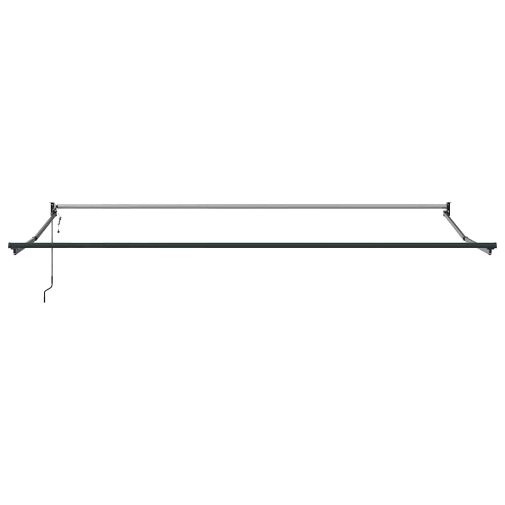 Udtrækkelig markise Hvid 400 × 300 cm Polyester og metal