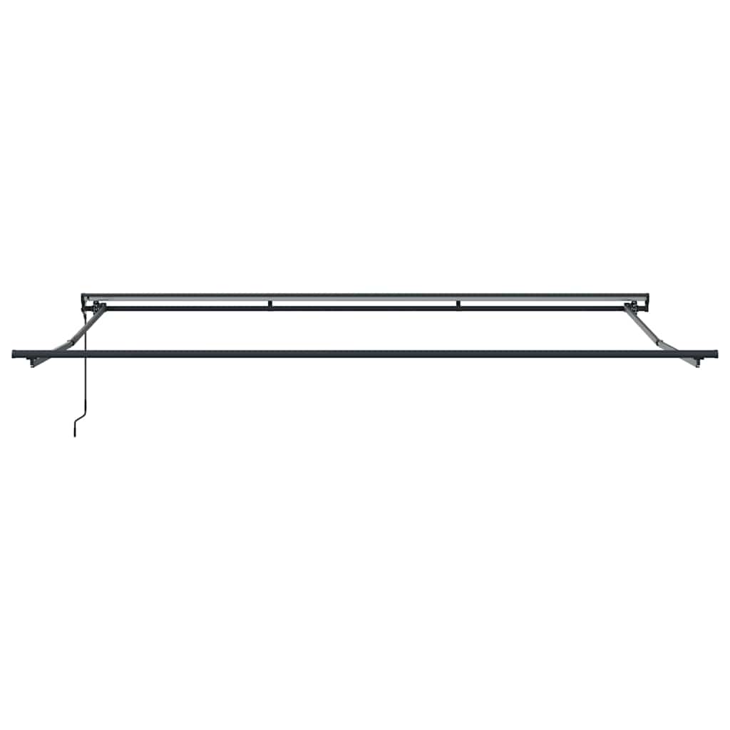 Markiseramme Lysegrå 400 × 300 cm Polyester med PU belægning