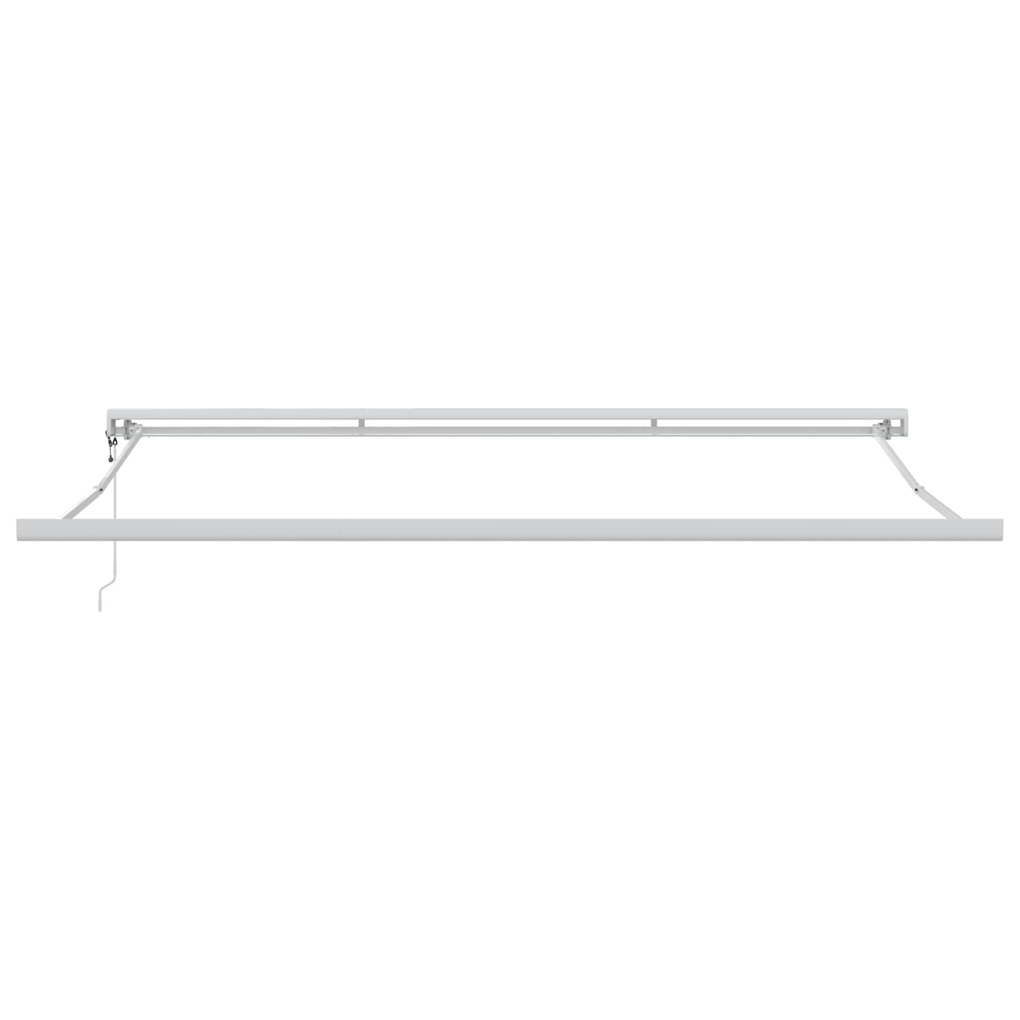 Udtrækkelig markise Rød 400 × 300 cm Stof og Metal