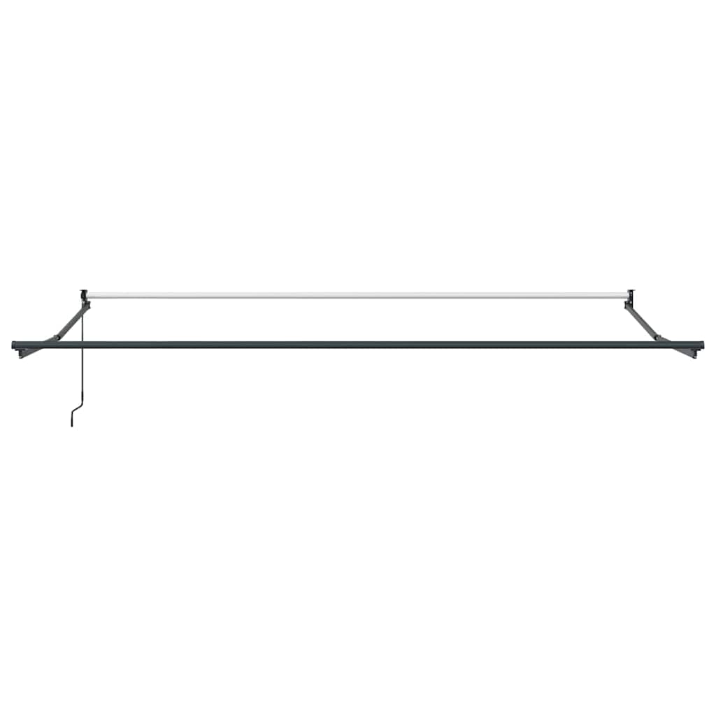 Udtrækkelig markise Grøn og Hvid 400 × 300 cm