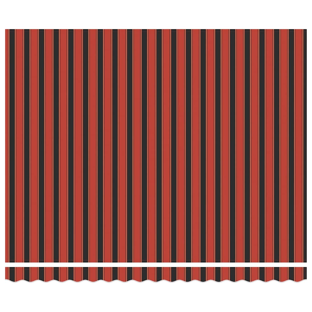 Udtrækkelig markise Orange og Brun 400 × 350 cm Polyester