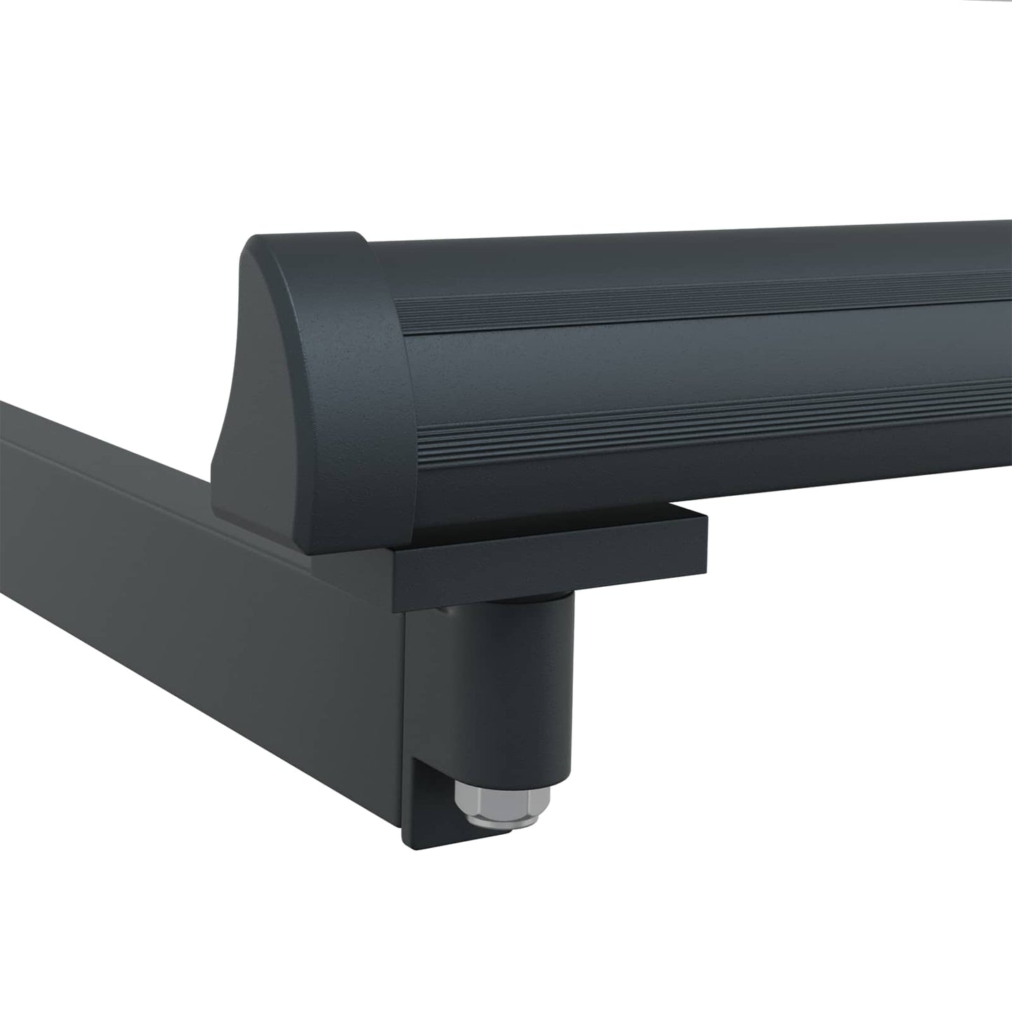 Udtrækkelig markise Grøn og Hvid 400 × 350 cm Stof og aluminium