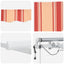 Udtrækkelig markise Gul og orange 450 × 350 cm Polyester