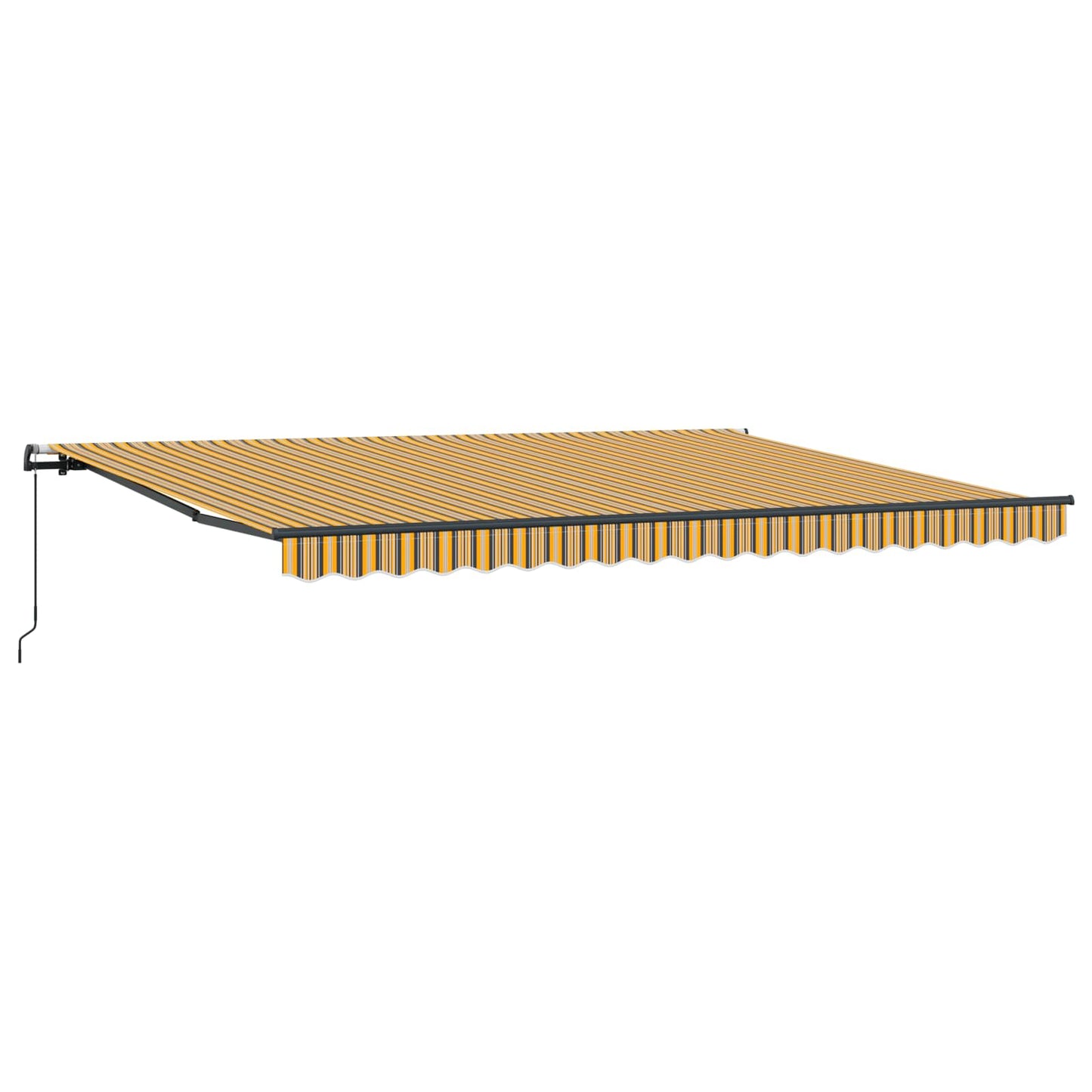 Udtrækkelig markise Flerfarvet 450 × 350 cm