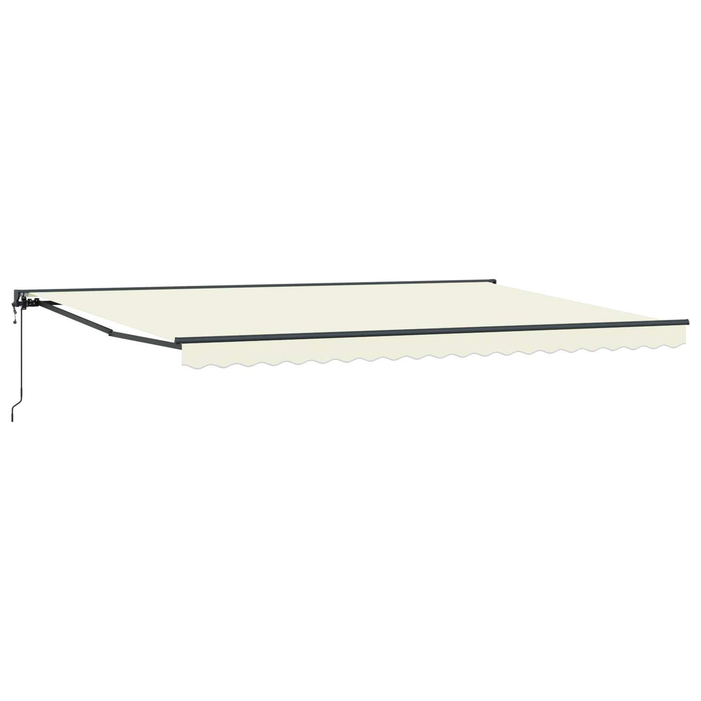 Markiseramme Creme 500 × 300 cm Polyester med PU belægning