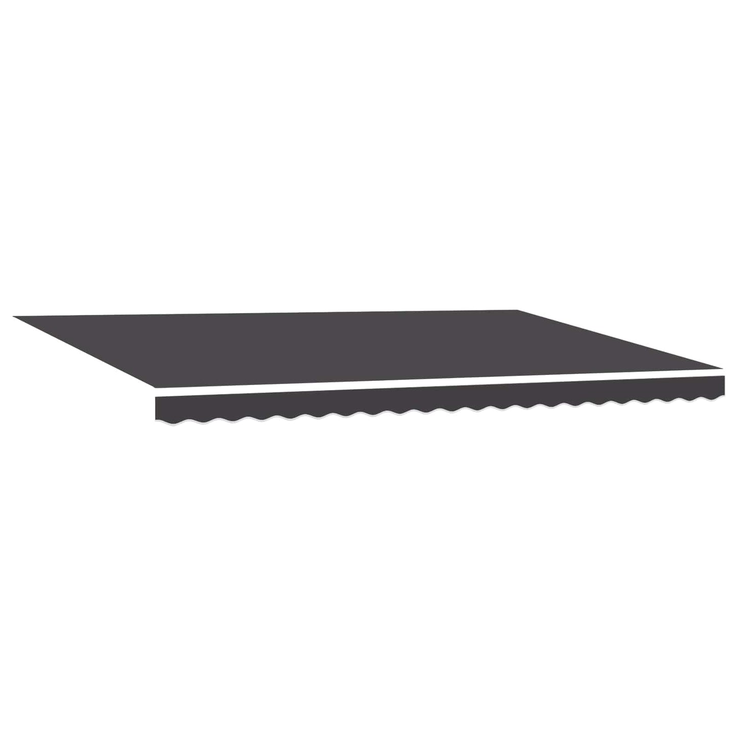 Markiseramme Antracit 500 × 300 cm Polyester med PU belægning