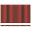 Udtrækkelig markise Orange og Brun 500 × 300 cm Polyester