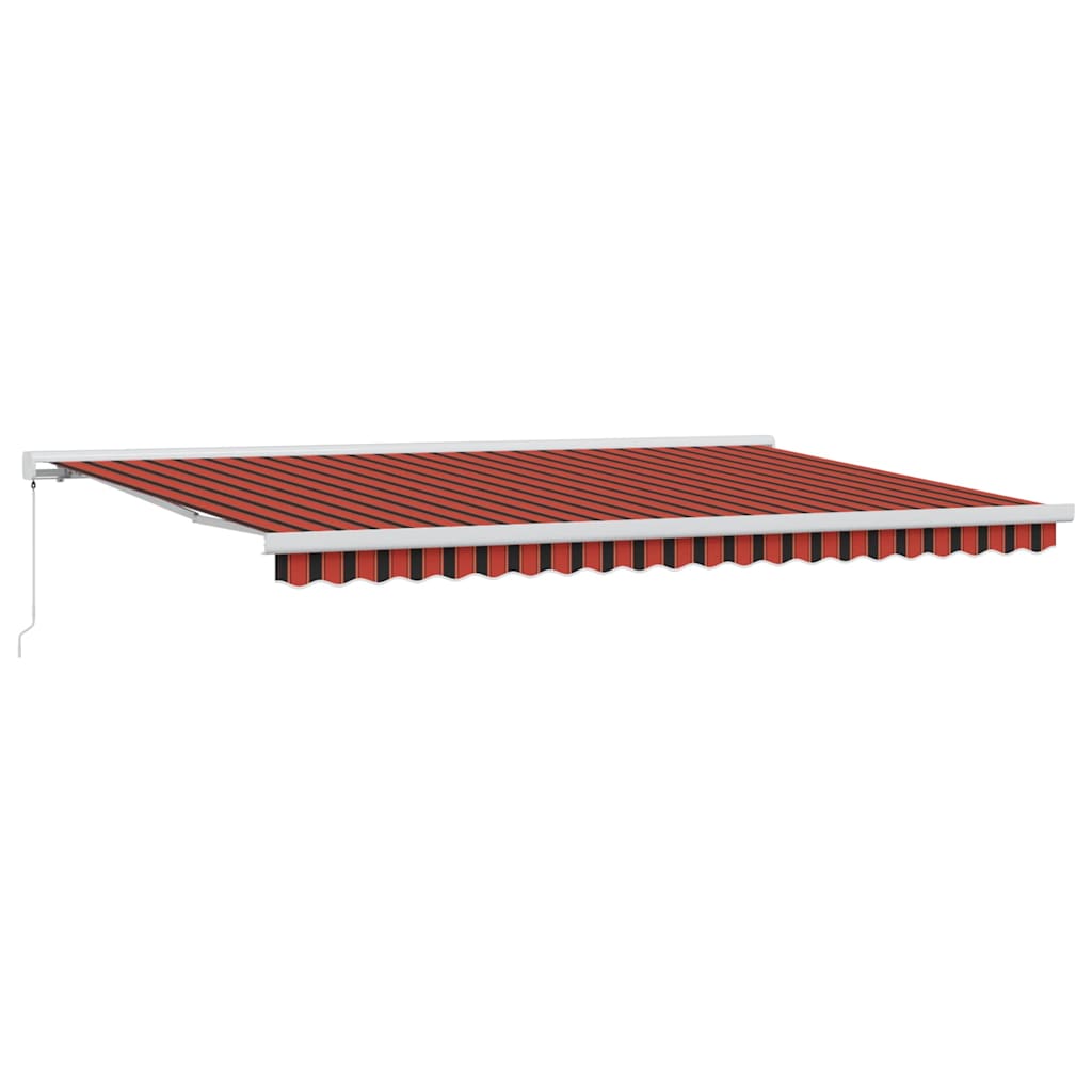 Udtrækkelig markise Rød og Sort 500 × 300 cm