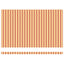 Udtrækkelig markise Gul og orange 500 × 300 cm Polyester