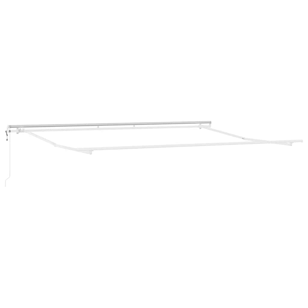 Udtrækkelig markise Flerfarvet 500 × 300 cm Stof og aluminium