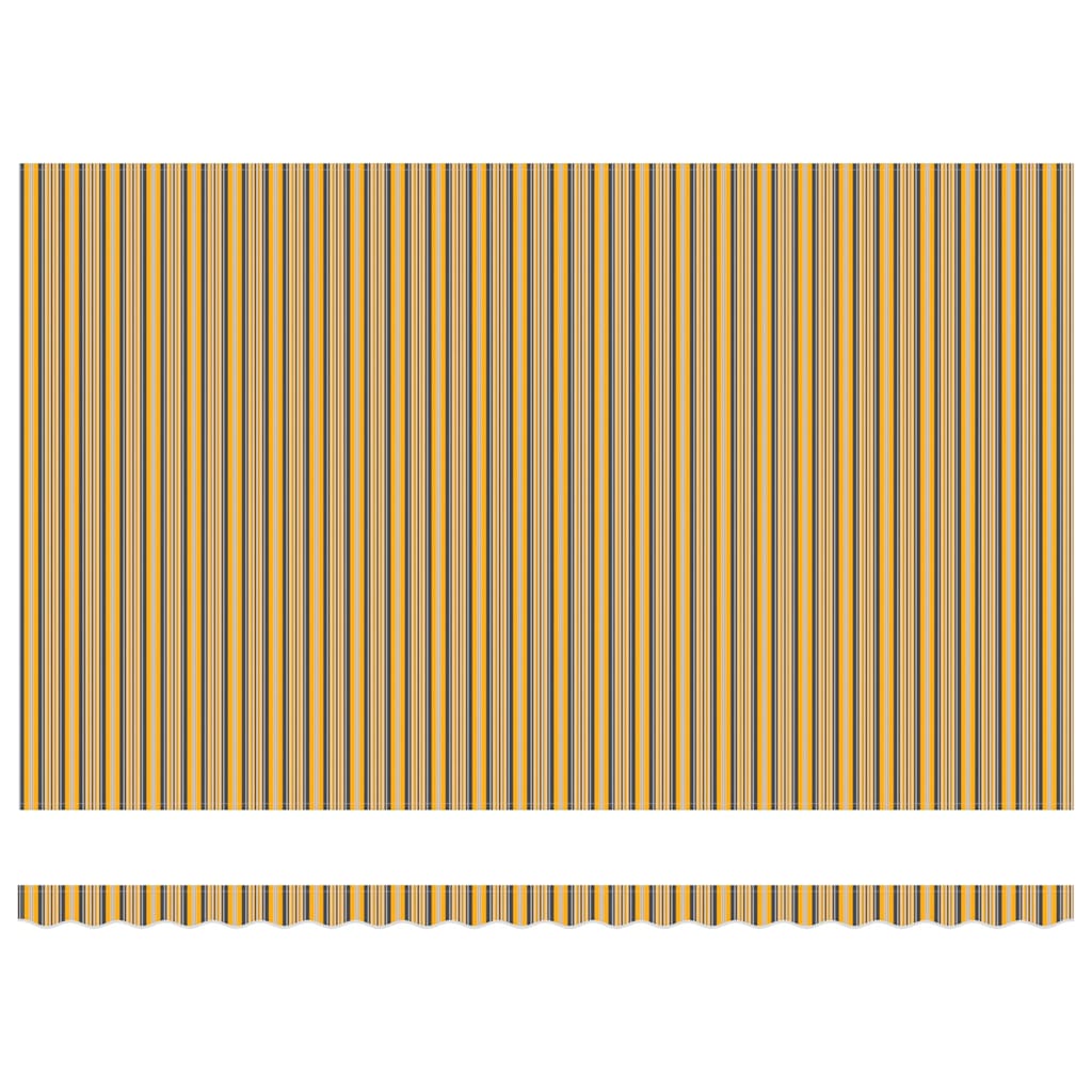Udtrækkelig markise Flerfarvet 500 × 300 cm Canvas og Aluminium