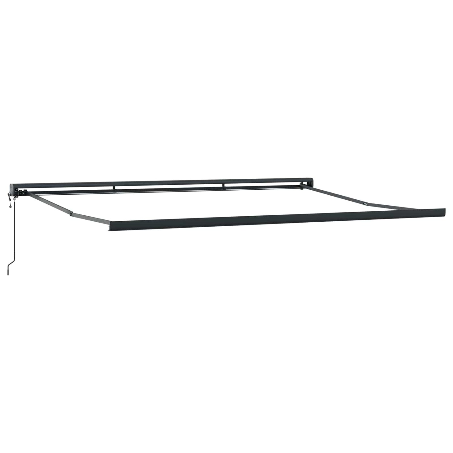 Udtrækkelig markise Flerfarvet 500 x 300 x 165 cm Stof og Metal
