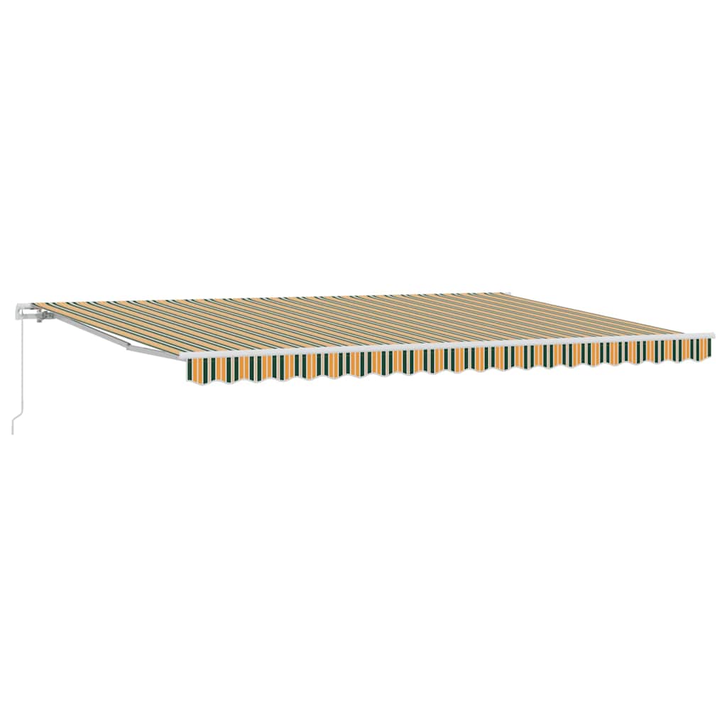 Udtrækkelig markise Flerfarvet 500 × 300 cm