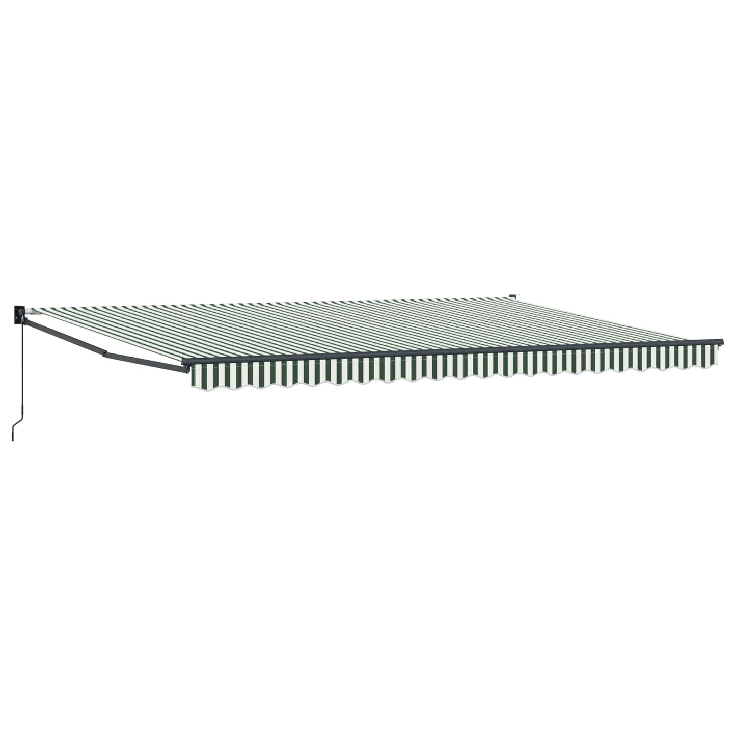 Udtrækkelig markise Grøn 500 × 300 cm