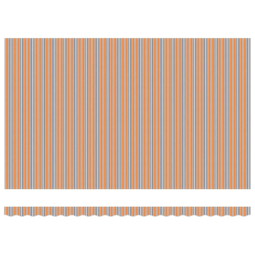 Udtrækkelig markise Flerfarvet 500 × 350 cm Stof og aluminium