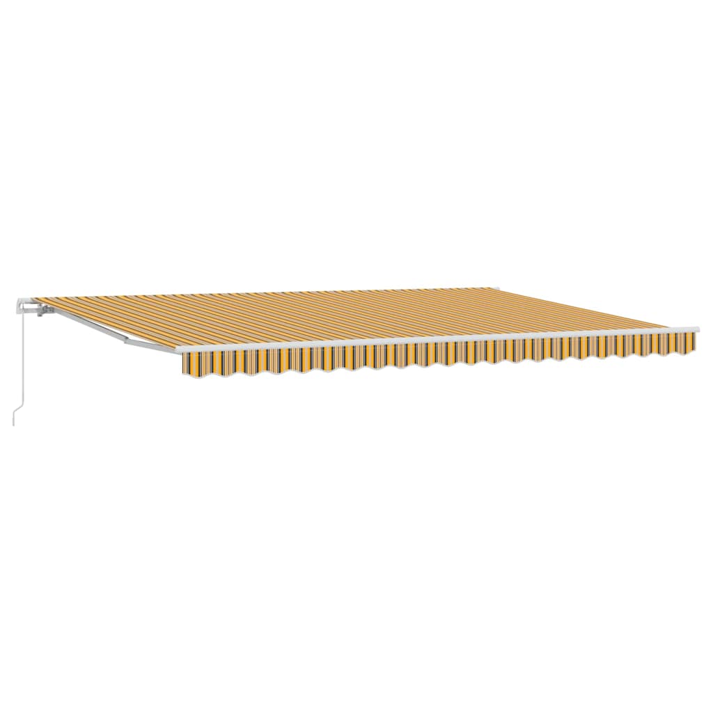 Udtrækkelig markise Flerfarvet 500 × 350 cm